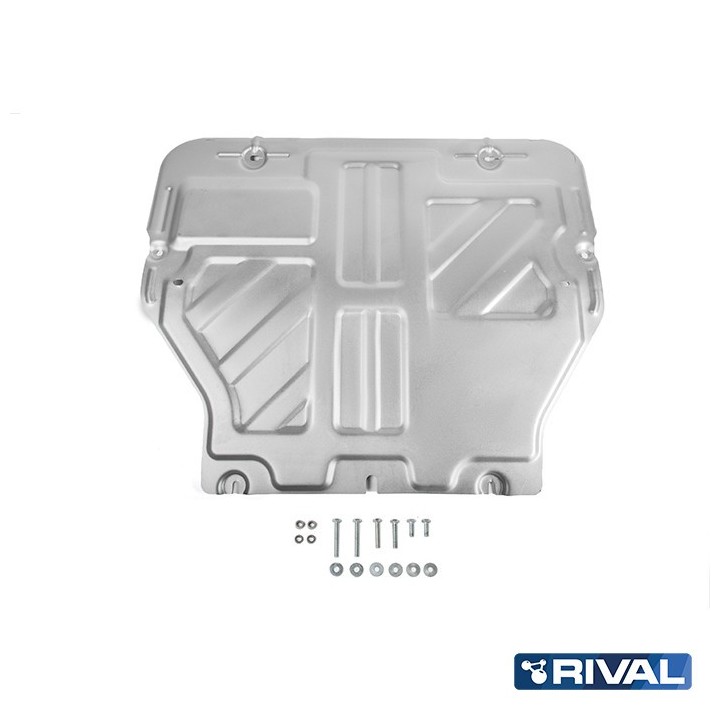 Rival Engine Protection Plate, 3 mm Aluminium, VW Transporter, Caravelle, Multivan 2003-2024