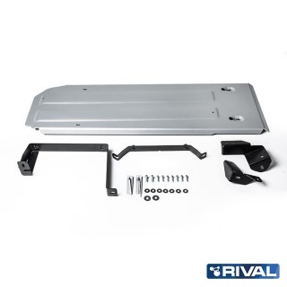 Rival Fuel Tank Protection Plate, Aluminium 4 mm, Nissan Navara (Frontier) 2014-2019 2.3d - view 2
