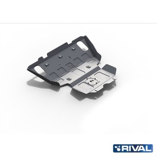 Rival Radiator and Engine Protection Plate, Aluminium 4 mm, Toyota Hilux 2005-2011, 2011-2015