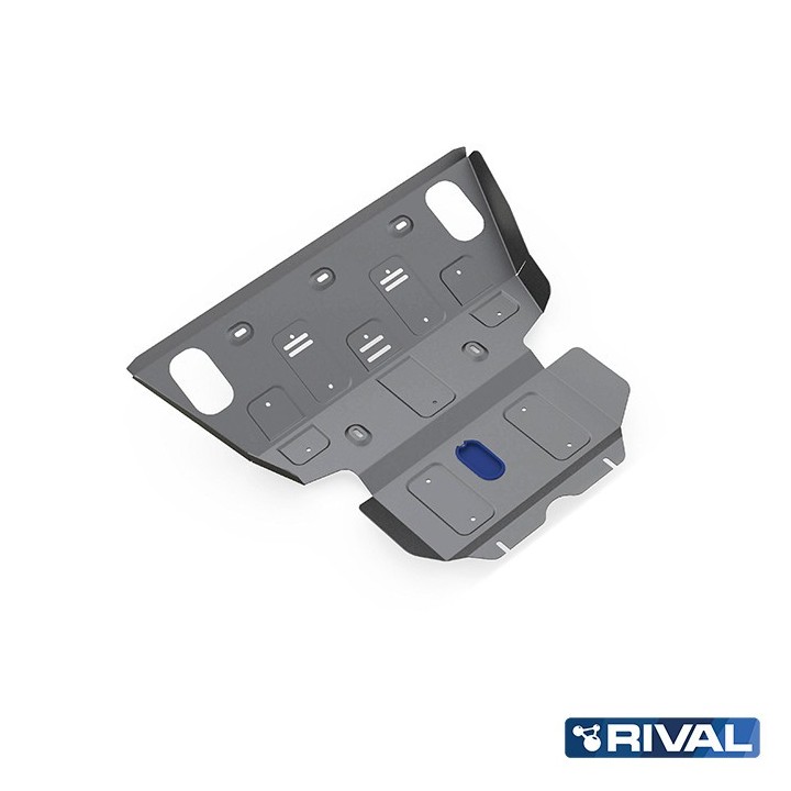 Rival Radiator and Engine Protection Plate, Aluminium 4 mm, Toyota Hilux 2005-2011, 2011-2015 - view 2
