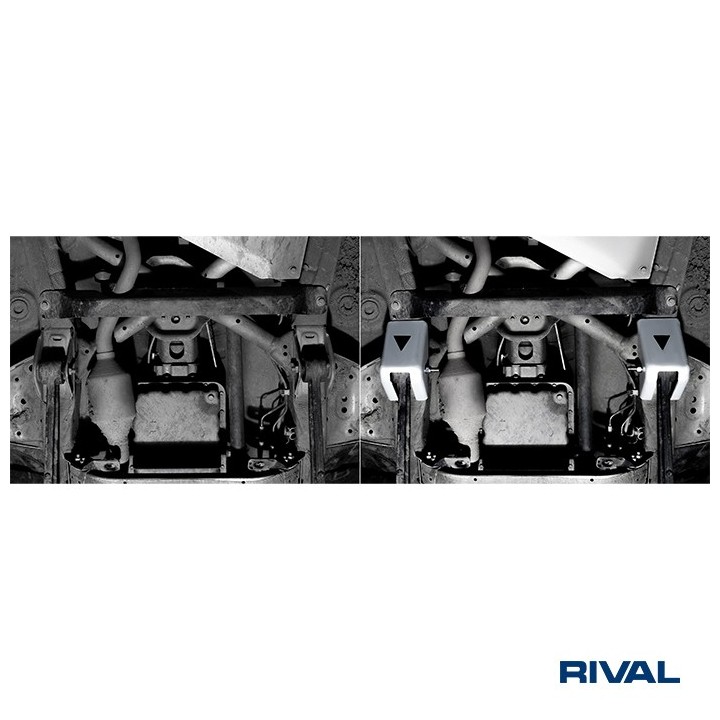 Rival Radius Arm Protection Plate, Aluminium 6 mm, Suzuki Jimny 2018- 1.5 - view 5