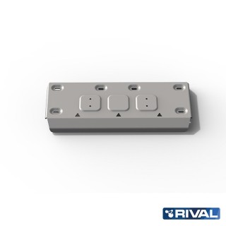 Rival Steering Rods Protection Plate, Aluminium 6 mm, Toyota Land Cruiser 78, 2007-2023