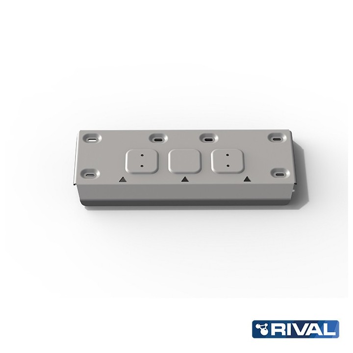 Rival Steering Rods Protection Plate, Aluminium 6 mm, Toyota Land Cruiser 78, 2007-2023