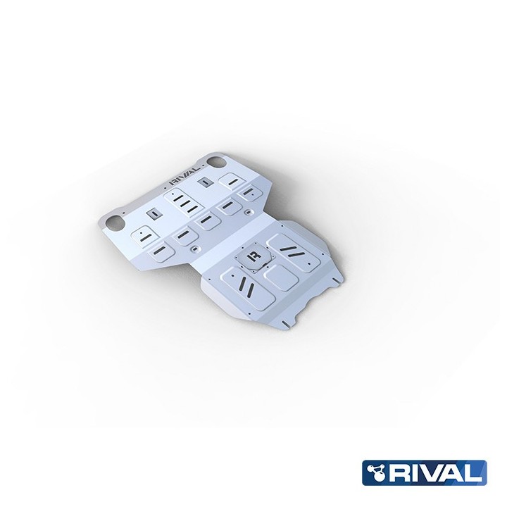 Rival Radiator and Engine Protection Plate, Aluminium 4 mm, Toyota Hilux 2015- / Fortuner - view 2