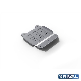 Rival Transfer Case Protection Plate, Aluminium 4 mm, Toyota Hilux 2005-2011, 2011-2015