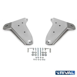 Rival Front Arms Protection Plate, 4 mm Aluminium, VW Amarok 2010-2016, 2016-2020