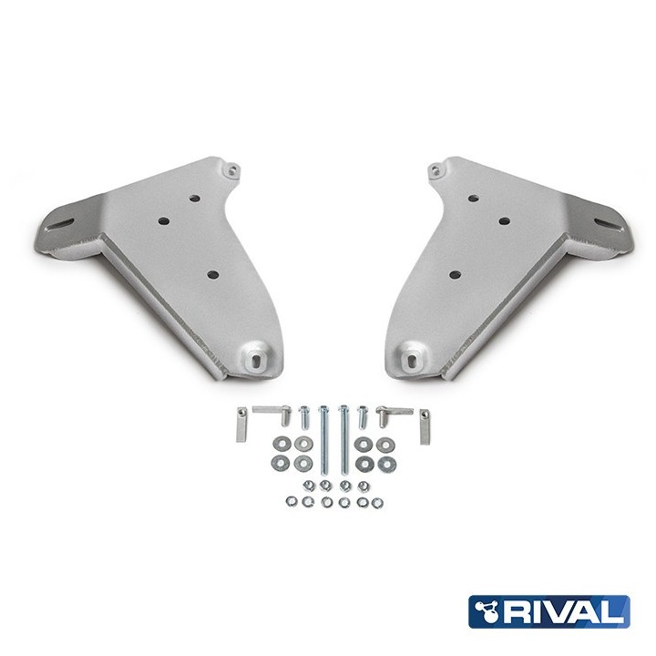 Rival Front Arms Protection Plate, 4 mm Aluminium, VW Amarok 2010-2016, 2016-2020 - view 2