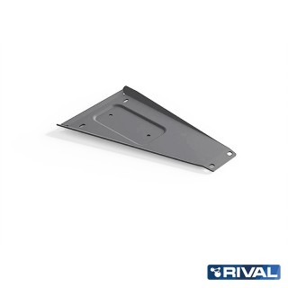 Rival Muffler Skid Plate — 6 mm Aluminium — VW Caravelle, Multivan, Transporter T5 2003-2015