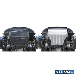 Rival Engine and Gearbox Plate, 6 mm Aluminium, VW Transporter, Caravelle, Multivan T5, T6 - view 2
