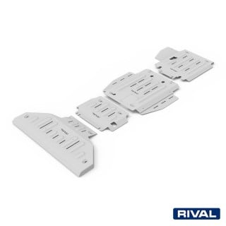 Rival 6 mm Underbody Skid Plate Set (Radiator, Engine, Gearbox, Transfer Case) Dodge RAM 1500 3.0 D from 2018