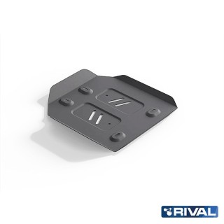 Rival Rear Differential Skid Plate — 6 mm Aluminium — VW Multivan, Caravelle, Transporter 4WD