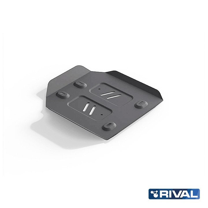 Rival Rear Differential Skid Plate — 6 mm Aluminium — VW Multivan, Caravelle, Transporter 4WD
