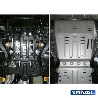 Rival Engine Protection Plate, 6 mm Aluminium, Volkswagen Amarok 2010-2016, 2016-2020 - view 2