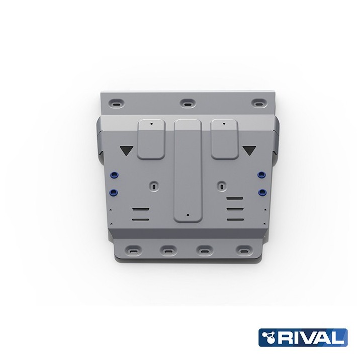 Rival Gearbox and Transfer Case Plate, 4 mm Aluminium, VW Amarok 2016-2020