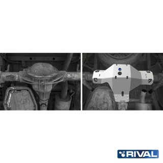 Rival Rear Differential Plate, 6 mm Aluminium, VW Amarok 2010-2016, 2016-2020 - view 2