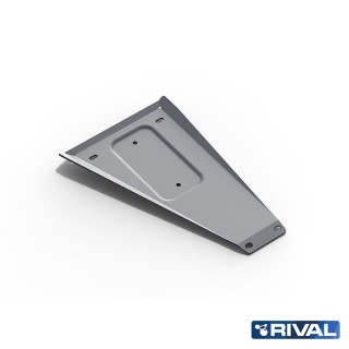 Rival Muffler Skid Plate — 6 mm Aluminium — VW Multivan, Caravelle, Transporter T6