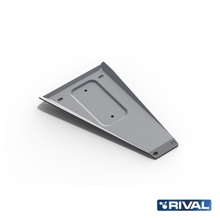 Rival Muffler Skid Plate — 6 mm Aluminium — VW Multivan, Caravelle, Transporter T6
