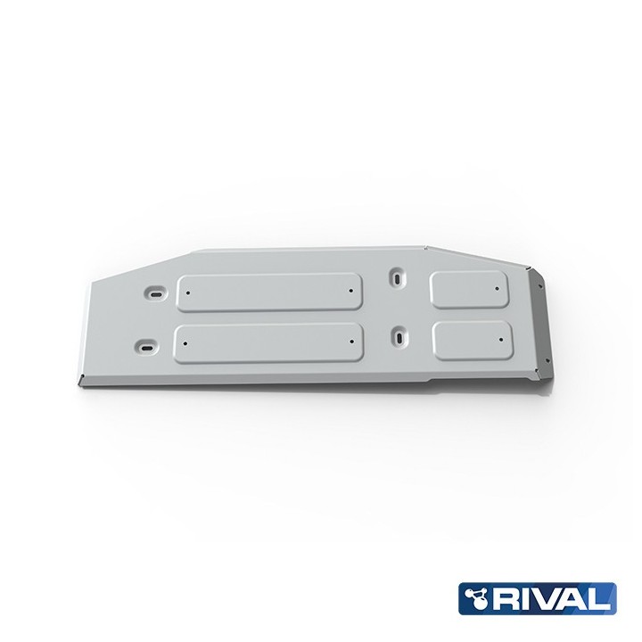 Rival Fuel Tank Protection Plate, Aluminium 4 mm, Toyota Hilux Revo 2015-2020, 2020-2025