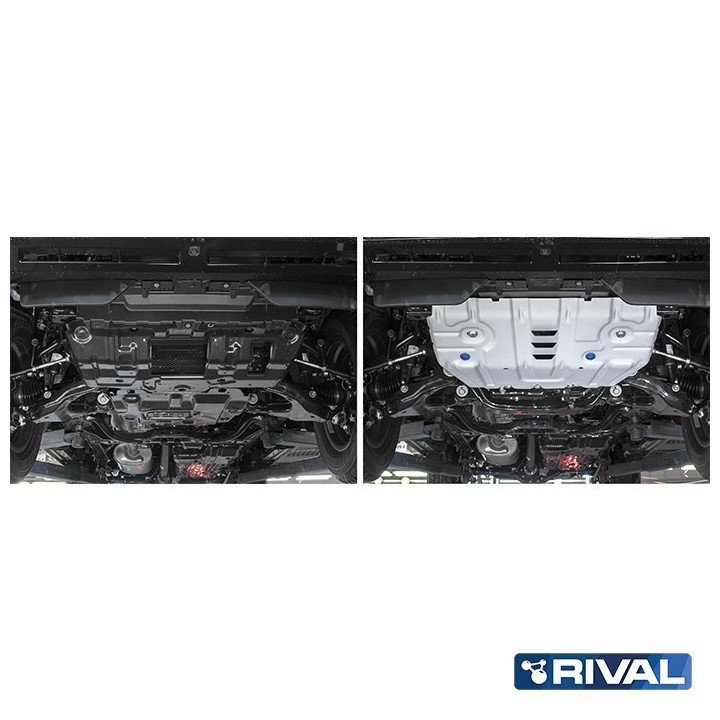 Rival 4 mm Skid Plate — Radiator Toyota Prado 150 / Engine Lexus GX 460 2009-2023 - view 2