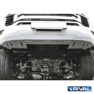 Rival Front Bumper Skid Plate, Aluminium 6 mm, Toyota Land Cruiser 300 VXR, GXR 2021 - view 2