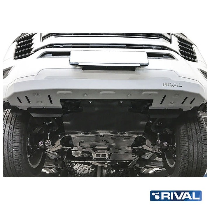 Rival Front Bumper Skid Plate, Aluminium 6 mm, Toyota Land Cruiser 300 VXR, GXR 2021 - view 2