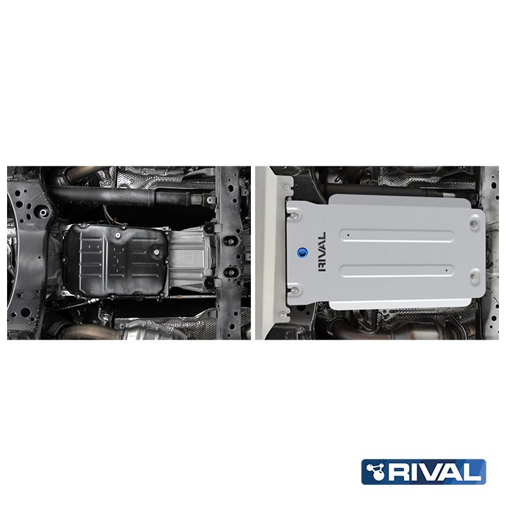 Rival Gearbox Skid Plate, Aluminium 6 mm, Toyota Land Cruiser 300 2021 - view 3