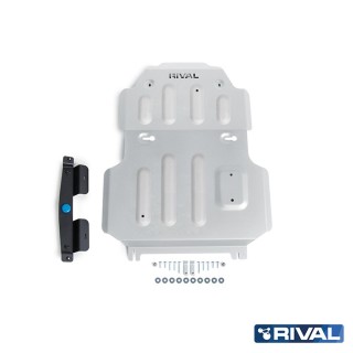 Rival Radiator and Engine Skid Plate, Aluminium 6 mm, Toyota Land Cruiser 300 2021