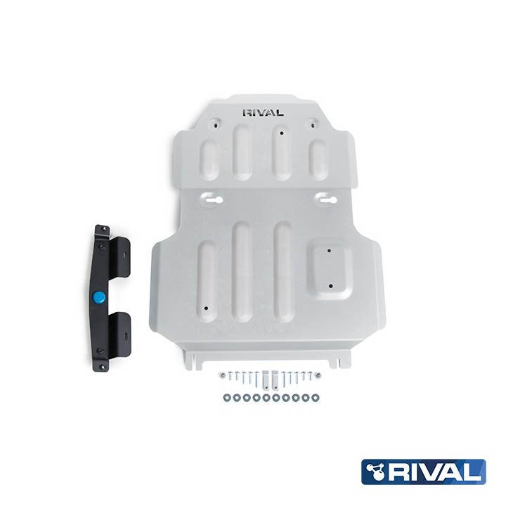Rival Radiator and Engine Skid Plate, Aluminium 6 mm, Toyota Land Cruiser 300 2021