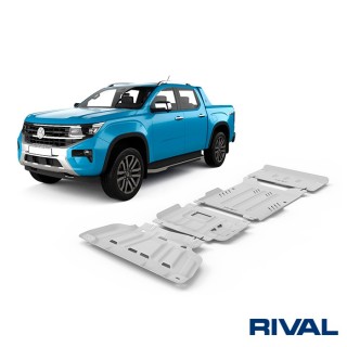 Rival Skid Plate Set 6 mm (Radiator, Engine, Gearbox, Transfer Case) Ford Everest, Ranger, VW Amarok 2022 - view 2