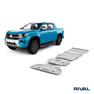Rival Skid Plate Set 4 mm (Radiator, Engine, Gearbox, Transfer Case) Ford Everest, VW Amarok 2022 - view 2