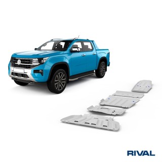 Rival Skid Plate Set (Radiator, Engine, Gearbox, Transfer Case, Fuel Tank) Ford Ranger / VW Amarok 2022 - view 2