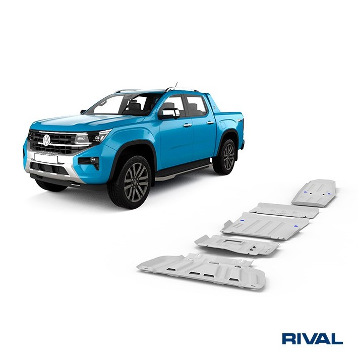 Rival Skid Plate Set (Radiator, Engine, Gearbox, Transfer Case, Fuel Tank) Ford Ranger / VW Amarok 2022 - view 2