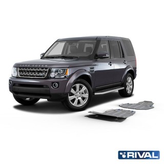Rival Skid Plate Set — Radiator, Engine, Gearbox, Transfer Case — Land Rover Discovery IV 2009-2015