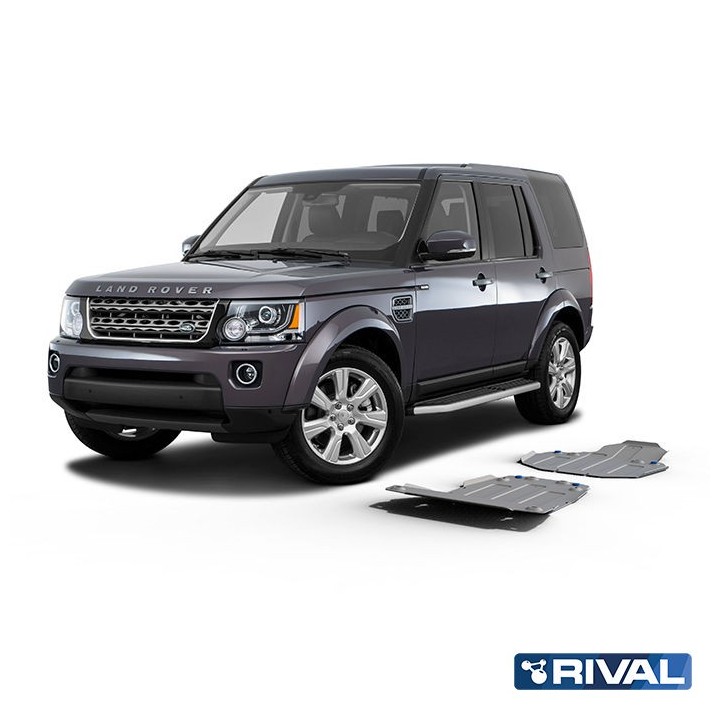Rival Skid Plate Set — Radiator, Engine, Gearbox, Transfer Case — Land Rover Discovery IV 2009-2015