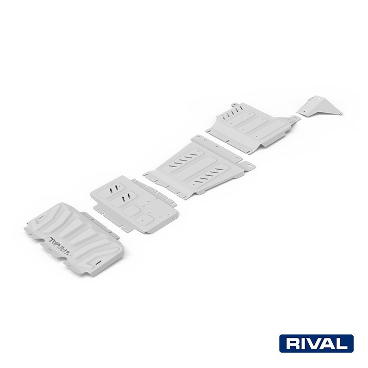 Rival Skid Plate Set (Radiator, Engine, Gearbox, Transfer Case) Nissan Pathfinder / Navara / Mercedes X-Class