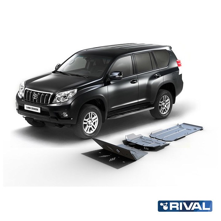 Rival Skid Plate Set (Engine, Gearbox, Transfer Case) Toyota Land Cruiser Prado 150 / Lexus GX