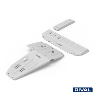 Rival Skid Plate Set (Engine, Transfer Case), Aluminium 6 mm, Ineos Grenadier 2023