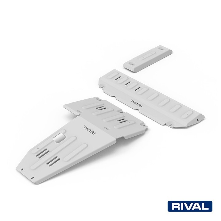 Rival Skid Plate Set (Engine, Transfer Case), Aluminium 6 mm, Ineos Grenadier 2023