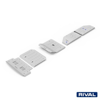 Rival Skid Plate Set — Engine, Gearbox, Fuel Tank — Mercedes-Benz Sprinter from 2023