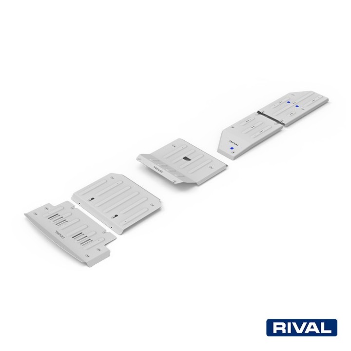 Rival Skid Plate Set — Engine, Gearbox, Fuel Tank — Mercedes-Benz Sprinter from 2023