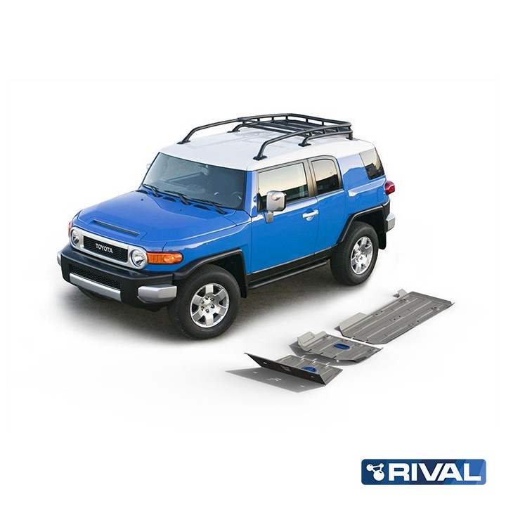 Rival Skid Plate Set (Engine, Gearbox, Transfer Case) Toyota Land Cruiser Prado 120 / FJ Cruiser