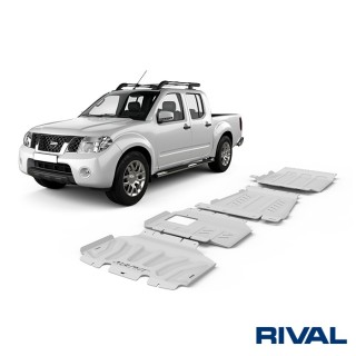 Rival Skid Plate Set (Radiator, Engine, Gearbox, Transfer Case) Renault Alaskan / Nissan Navara / Mercedes X-Class