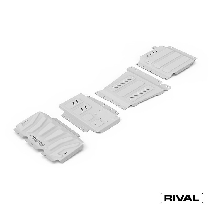 Rival Skid Plate Set (Radiator, Engine, Gearbox, Transfer Case) Renault Alaskan / Nissan Navara / Mercedes X-Class - view 3