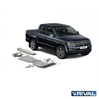 Rival Skid Plate Set — Radiator, Engine, Gearbox, Transfer Case, Front Arms, Tank, Diff — 6 mm — Amarok