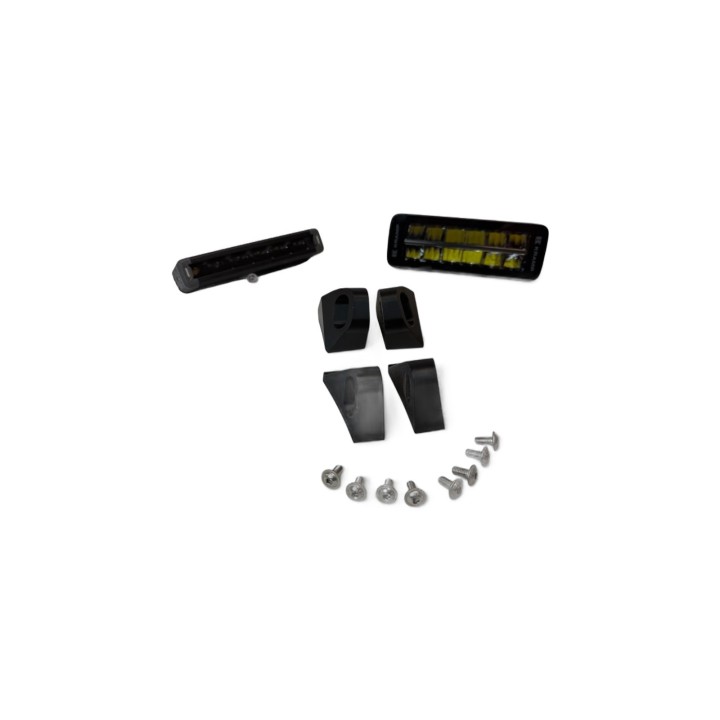 Two OSRAM VX180-SP SR LED Lamps with ORAX Systems Grille Brackets — Land Rover Discovery III - view 3