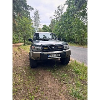 Two Kramp LED Lamps with ORAX Systems Grille Brackets — Nissan Patrol Y61 - view 2