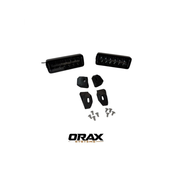 ORAX Systems LED Grille Brackets — Nissan Patrol Y61 (for Kramp LA10811) - view 2