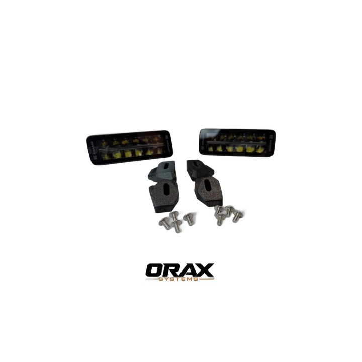 ORAX Systems LED Grille Brackets — Nissan Patrol Y61 (for Kramp LA10811) - view 3
