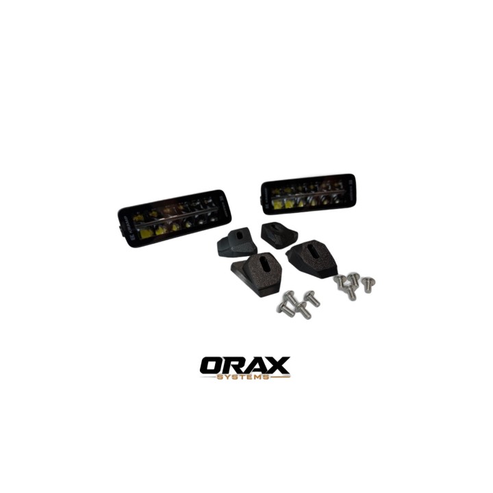 ORAX Systems LED Grille Brackets — Nissan Patrol Y61 (for Kramp LA10811) - view 4