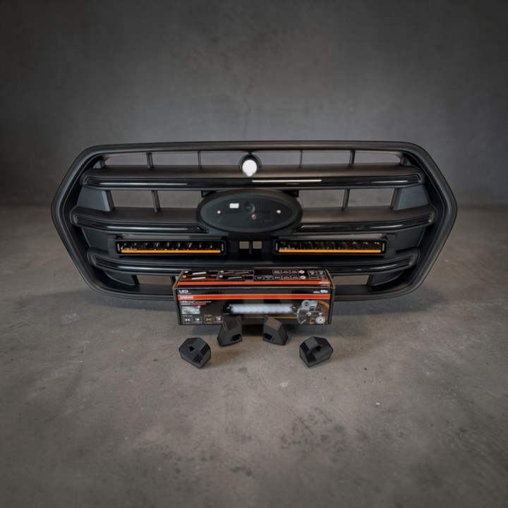 2x OSRAM MX250-CB LED Kit with ORAX Systems Brackets — Ford Transit V363 Facelift from 2019 - view 3